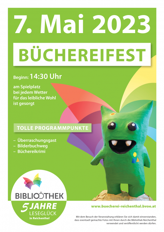Plakat Büchereifest