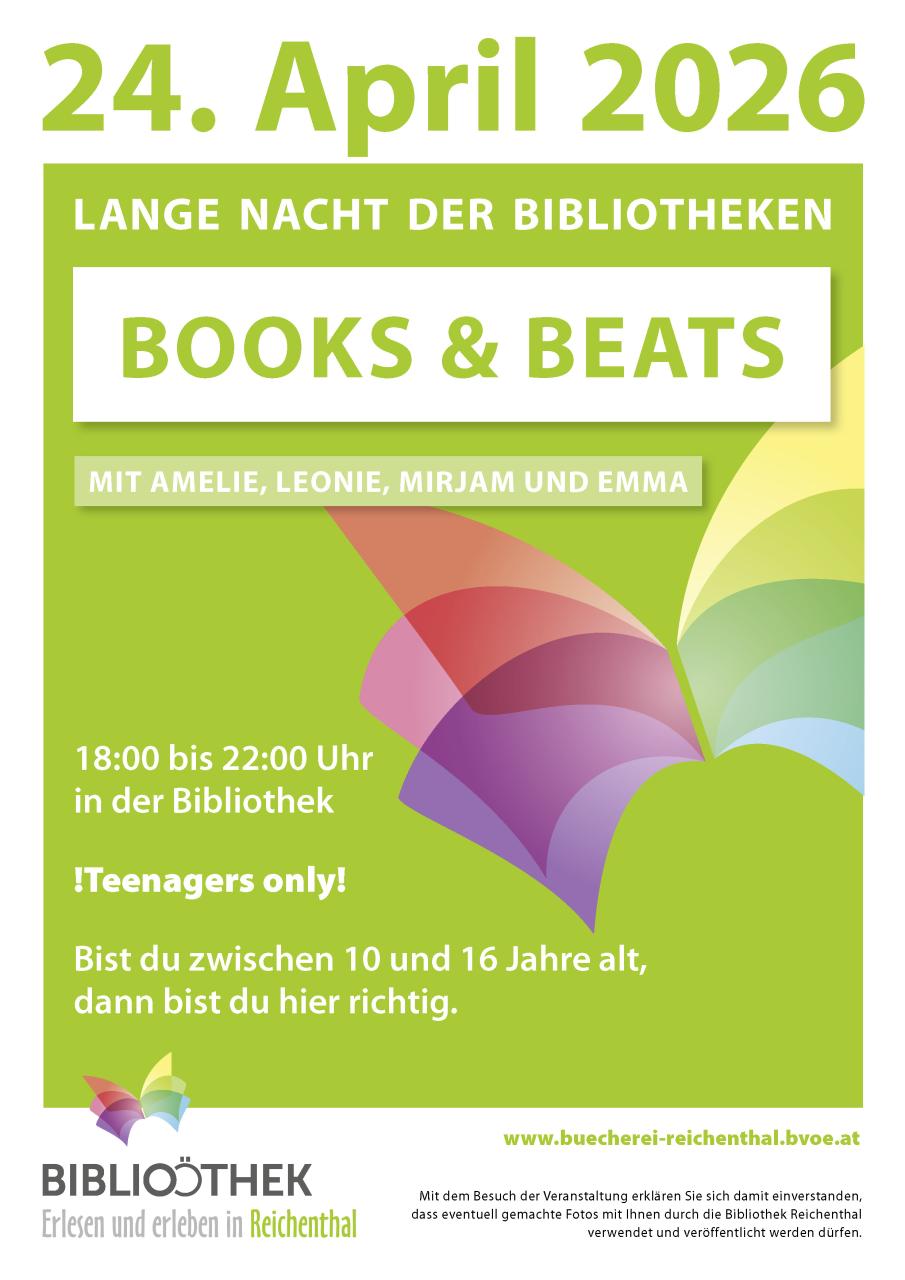 Plakat books & beats